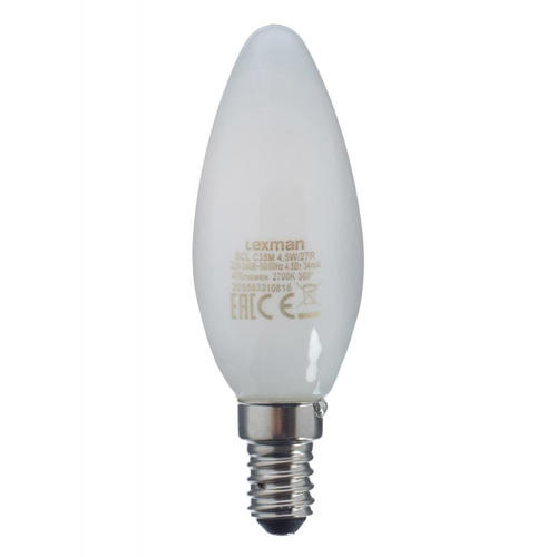Лампа светодиодная Lexman свеча E14 4.5 Вт 470 Лм свет тёплый белый