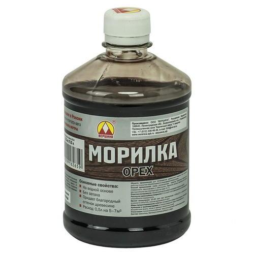 Морилка водная, орех, 0,5л