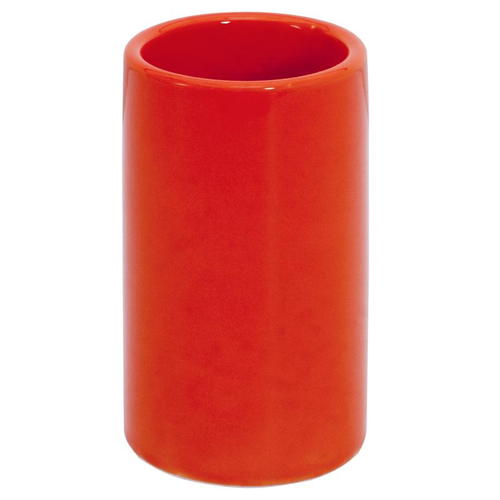 Стакан для зубных щёток настольный «Legend» керамика цвет оранжевый