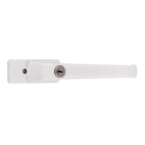 Ручка балконная двухсторонняя с ключом WNH ET, цвет белый