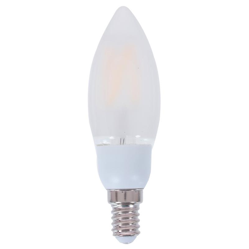Лампа светодиодная диммируемая Osram E14 5 Вт 470 Лм свет тёплый белый матовая