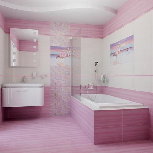 Бордюр «Pink flamingo» 4х50 см