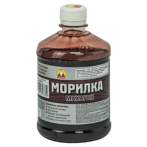 Морилка водная, махагон, 0,5л