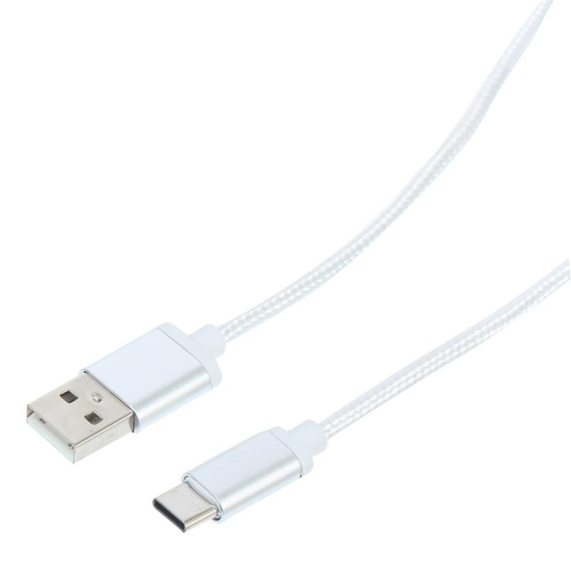 Кабель Oxion USB Type-C 1.5 м, цвет белый