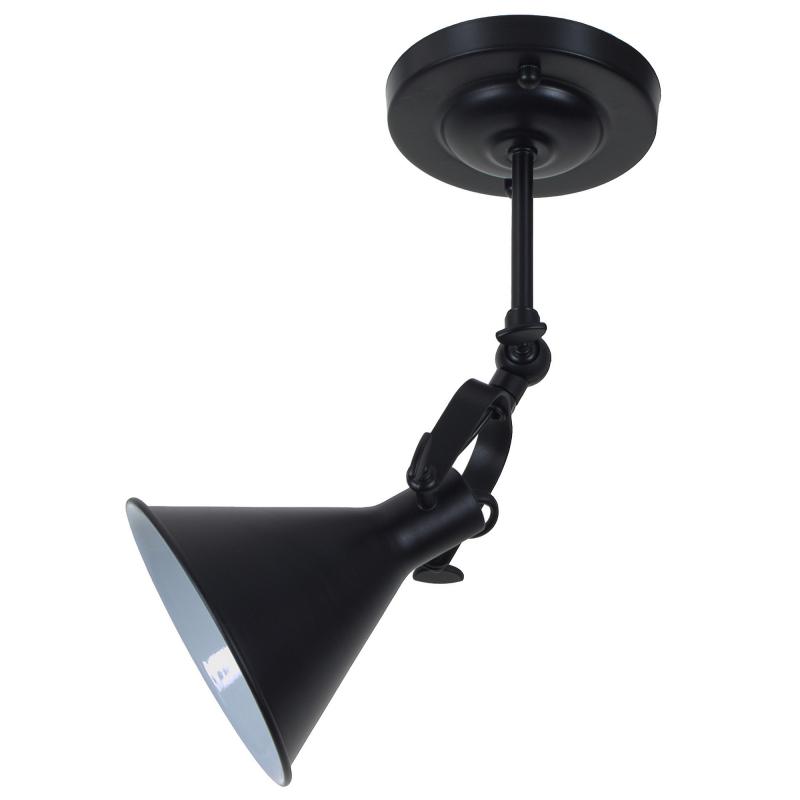 Спот поворотный Gaston, 3 лампы, 9 м², цвет чёрныйбелый