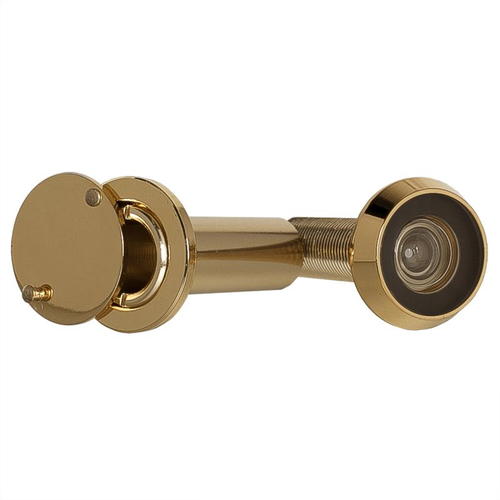 Глазок дверной Apecs 5116, 16х50-90 мм, алюминийпластик, цвет золото