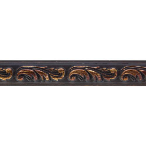 Молдинг настенный полистирол Decomaster 130-966 коричневый 1х1.7х200 см