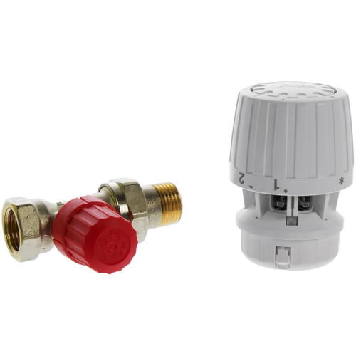 Клапан для радиатора запорный прямой для двухтрубной системы отопления, 12