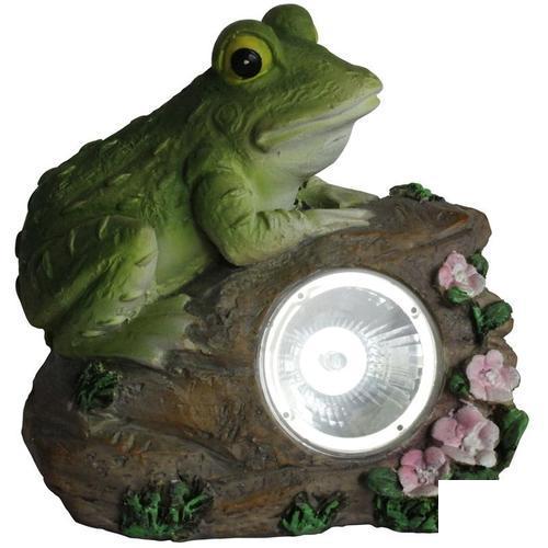 Светильник на солнечных батареях Inspire Stone Frog, 13.5 см, каучукпластик
