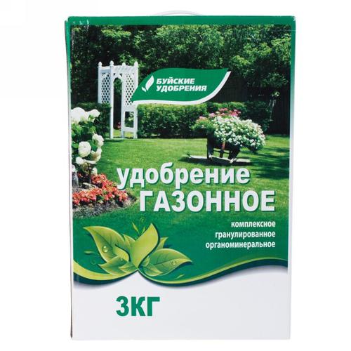 Удобрение для газонов органо-минеральное 3 кг