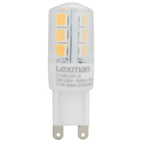 Лампа светодиодная Lexman G9 3.3 Вт 400 Лм свет тёплый белый