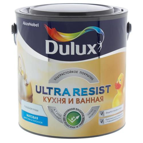 Краска Dulux Ultra Resist цвет лазурная гладь 2.5 л