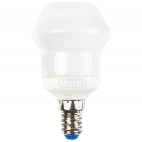 Лампа энергосберегающая Uniel спот R50, E14, 9Вт, тёплый свет