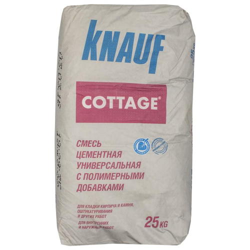 Смесь цементная универсальная Knauf Коттедж, 25 кг