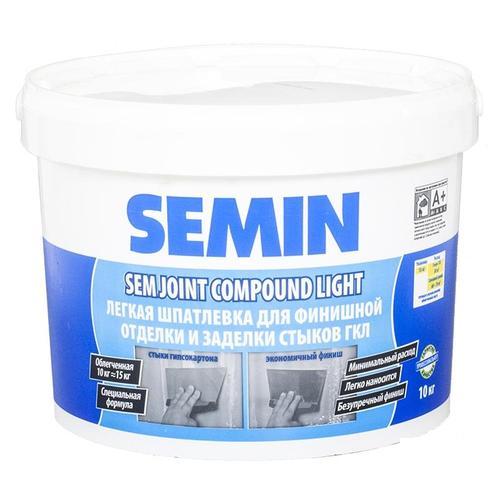 Финишпаста полимерная Semin Sem-Joint Light, 10 кг