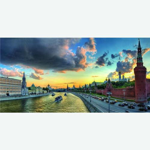 Фотообои флизелиновые «Москва» 100х200 cм