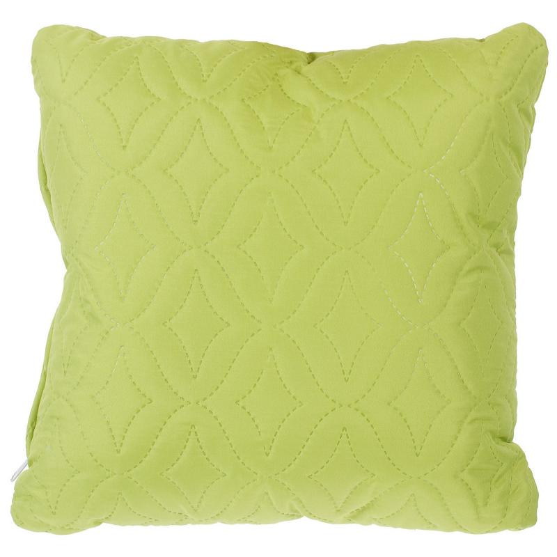 Подушка стёганая «Melissa» 40х40 см цвет зелёный