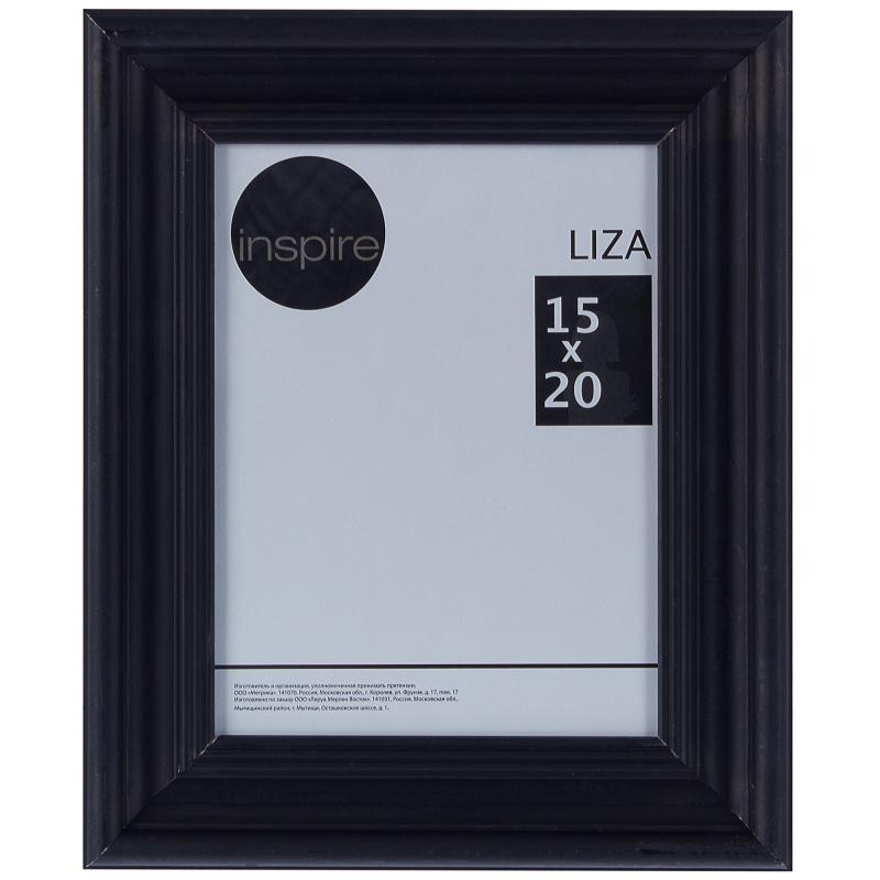 Рамка Inspire Liza 15x20 см цвет чёрный