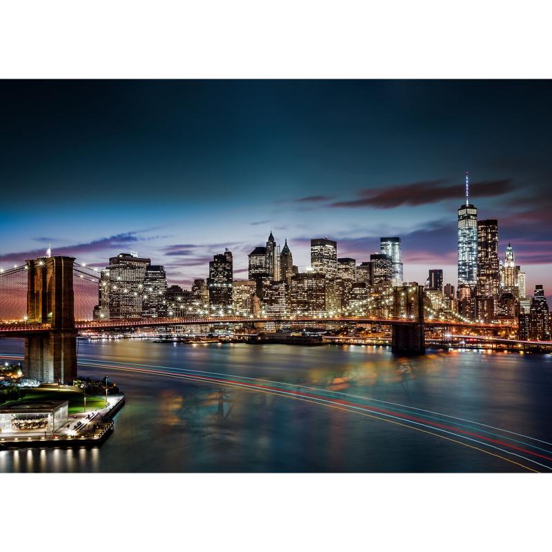 Фотообои бумажные «Ночной Нью-Йорк» 368x254 см