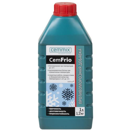 Добавка противоморозная Cemmix CemFrio, 1 л