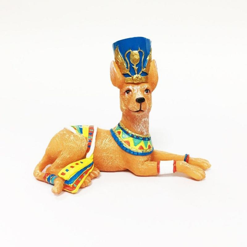 Новогодний сувенир «Собака Египетская», 8х3.5х8 см