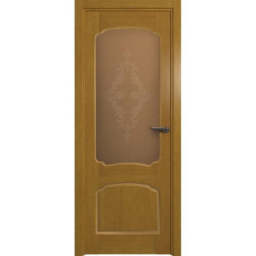 Дверь межкомнатная Helly остеклённая 70x200 см шпон натуральный цвет тонированный дуб