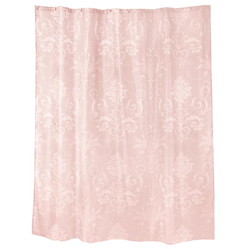 Штора для ванной комнаты «Oxford» 180х200 см цвет розовый