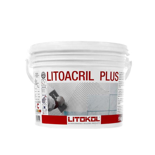 Клей для плитки готовый Litokol Litoacril Plus, 5 кг