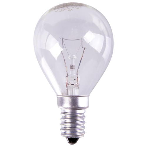 Лампа накаливания Lexman шар 40Вт, E14, прозрачная