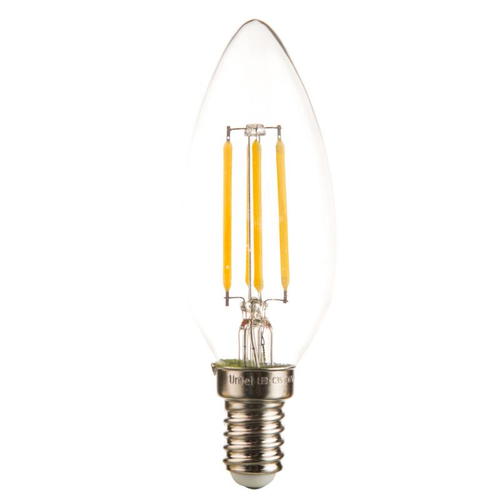 Лампа светодиодная Uniel свеча E14 6 Вт 500 Лм свет тёплый белый