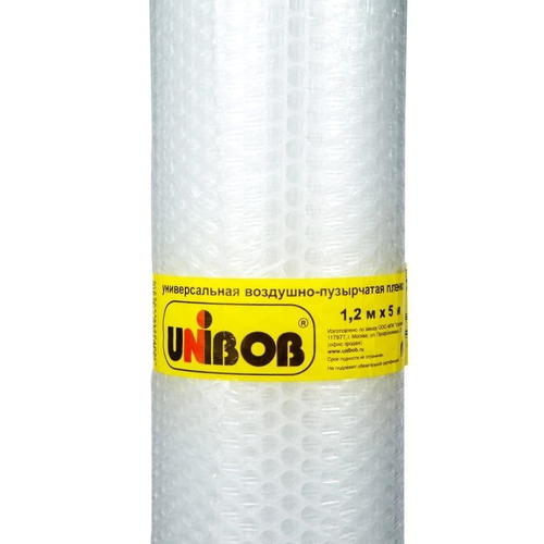 Пленка воздушно-пузырчатая Unibob 1.2x5 м, полиэтилен