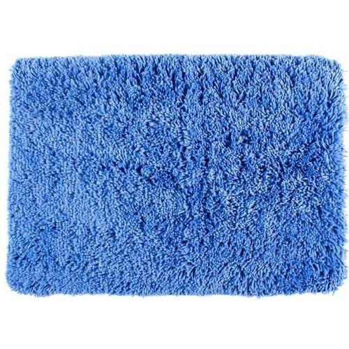 Коврик для ванной комнаты «Shaggy» 70х100 см цвет голубой
